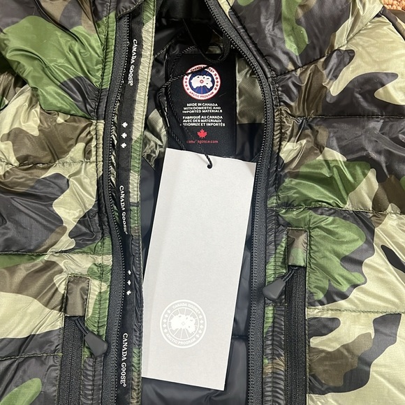 NWT CANADA GOOSE HyBridge® Lite Hoody Green Camouflage Print Jacket - Picture 5 of 14